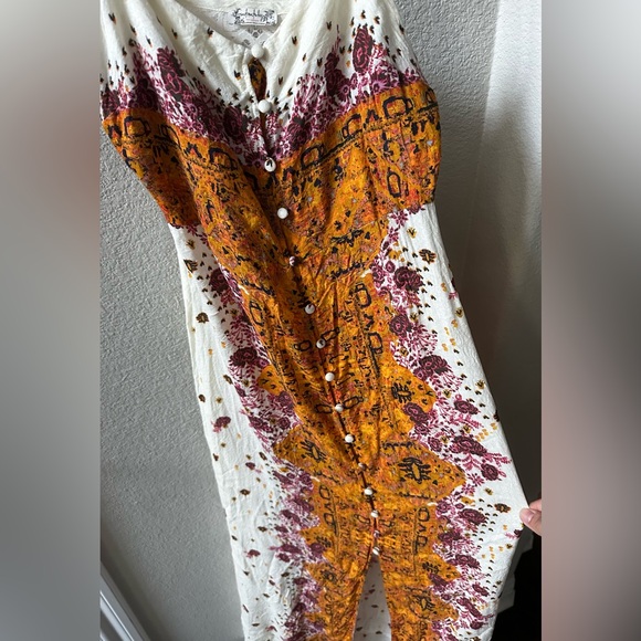 FREE PEOPLE MORNING SONG MAXI DRESS-SMALL - Picture 7 of 10